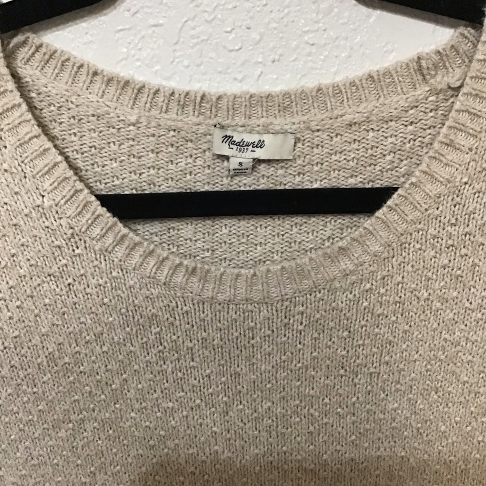 Madewell  Riverside Texture tan Color, oversized,